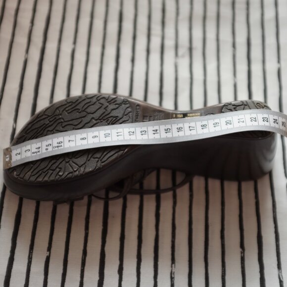 Predictions Brown Strappy Slip On Wedge Sandals clogs 3" heels size 8W - Picture 10 of 11